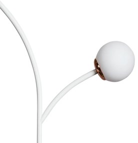 Luminaria De Chão Zucca Ø24,5X161Cm 2Xg9 / Globo Ø12Cm / Coluna | Usin... (OL-F / DR-PV - Verde Oliva Fosco / Dourado Brilho Polido Verniz, AMBAR)