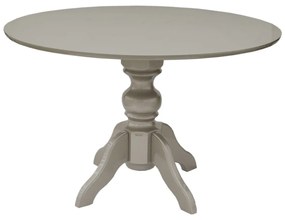Mesa de Jantar Redonda Slim Munique - 6 Lugares - 1,37m - Fendi Lumiére Kleiner