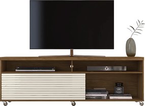 Rack TV 75Pol 182cm Bancada para Sala Nerion M20 - D'Rossi - Naturale e Off White