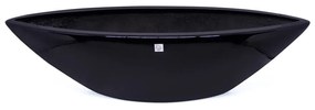 Vaso Decorativo Barca Preto 17x63x17 cm - D'Rossi