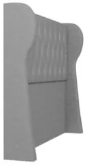 Cabeceira Casal Cama Box 140cm Malva Z04 Linho Cinza - Mpozenato