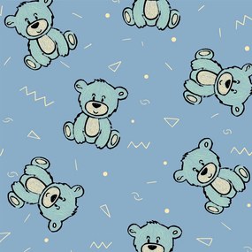 Papel de Parede Urso Azul