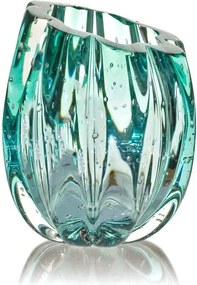 Vaso Murano Marselha G Verde Esmeralda
