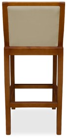 Banqueta Decorativa Josi Veludo Nude