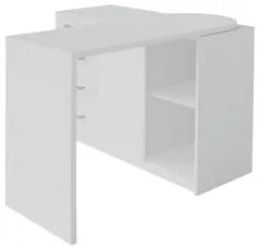 Mesa para Computador Escrivaninha Logan Web Branco - Artany