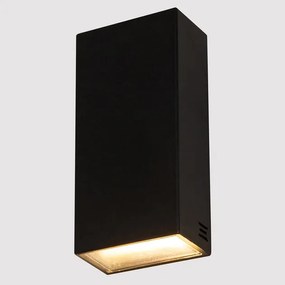 Balizador Sobrepor Led Wall 2,5W 3000K Ip65 Preto