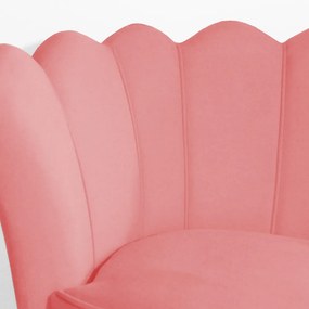 Conjunto 2 Poltrona Dália Pés Hairpin Legs Preto Veludo Rose