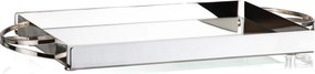 Bandeja c/ Alça Curva Shefield Plate  - 30X25cm  30X25cm