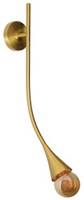 Arandela Jazz Single 11X61X36Cm 1Xe27 - Usina 52004/1 (MT-M - Mate Metálico)