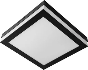 Plafon Led Sobrepor 16W Multitemperatura Catar - PRETO