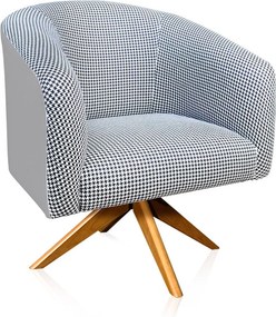 KIT 02 POLTRONAS GIRATORIA STELLA LINHO  - Cinza