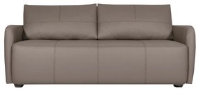 Sofá Decorativo Sala de Estar Lily 3 Lugares 220cm Couro Cimento G34 - Gran Belo