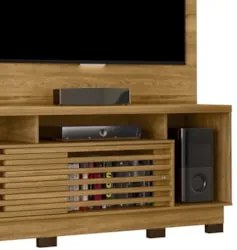 Estante Painel Para TV 60 Pol 200cm Sam Z10 Cumaru - Mpozenato