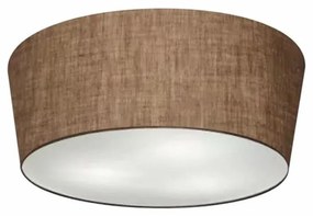 Plafon Cone Md-3003 Cúpula em Tecido 12/40x35cm Café - Bivolt