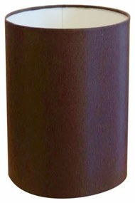 Cúpula Abajur Cilíndrica Cp-8002 Ø13x30cm Café