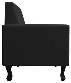 Poltrona Amamentação Sofia Suede Preto