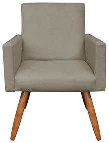 KIT 02 POLTRONAS LARISSA SUEDE MARROM RA