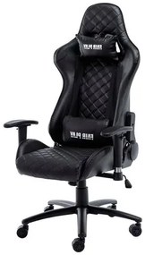 Cadeira Gamer Fair Play Corino Preto Base em Aço com Rodizio - 76619 Sun House