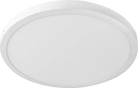 Plafon Led De Sobrepor Aluminio Branco 48W 4000K Panel