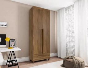 Roupeiro Dubai 2 Portas Cinamomo – RV Móveis