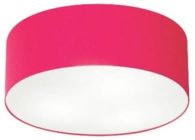 Plafon Para Sala Cilíndrico SL-3046 Cúpula Cor Rosa Pink