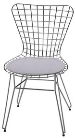 Cadeira Jacobsen Aramada Cromada Branco - 12342 Sun House