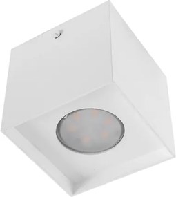 Plafon Sobrepor Alum&amp;amp;#xED;nio Recuado 7,5cm - BRANCO