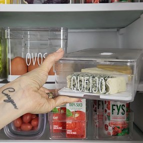 Organizadores de Geladeira com Etiqueta