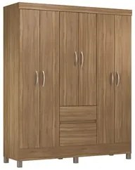 Guarda Roupa Casal 6 Portas 2 Gavetas Flash II D02 Amendola Touch - Mp