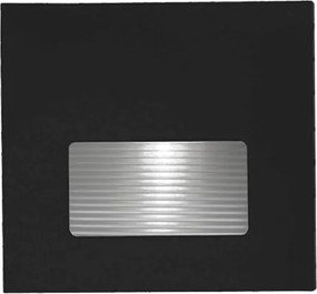 Balizador Embutir Aluminio - PRETO