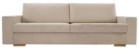 Sofa Style Bege com Pes Amendoa 4 Lugares - 49593 Sun House