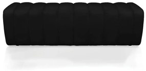 Calçadeira Olivia Queen 160 cm Veludo - D'Rossi - Preto