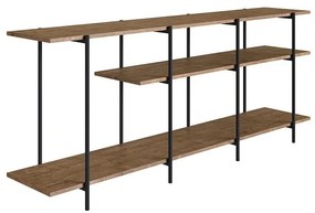 Rack Estante Multifuncional 3 Prateleiras - Vermont Preto
