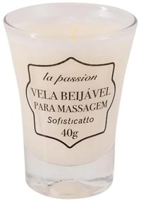 Vela Beijável para Massagem Vanilla