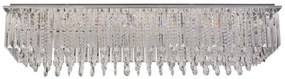 Plafon Sobrepor Aluminio Cristal Cromo