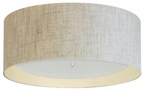 Plafon Para Corredor Cilíndrico SC-3008 Cúpula Cor Rústico Bege Bege