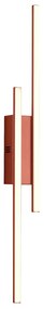 Arandela Lineare Duo 78X18X07Cm Led 20W 3000K Bivolt Cobre Luz Direta... (CB-M = Cobre)