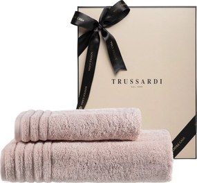 Caixa Presente 2 Peças Trussardi 100% Algodão Imperiale  Soft Rose