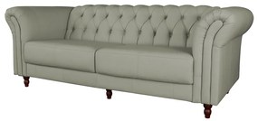 Sofá 3 Lugares Maggiore 220cm Couro Fendi G58 - Gran Belo
