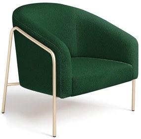 Poltrona Sala Industrial Alta Champanhe Stella Bouclê D03 - D'Rossi - Verde