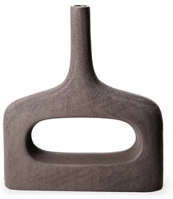 Vaso em Poliresina Marrom - 40x20cm