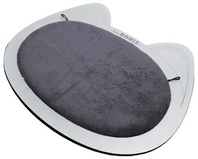 Arranhador de Parede para Gatos B100 Cinza - Sheep Estofados - Cinza claro