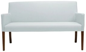 Poltrona 2 Lugares Liverpool Sala de Estar PU Sintético Branco G15 - Gran Belo