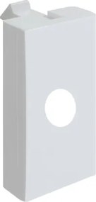 Modulo Saida Plastico Abs Branco Siena