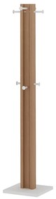 Cabideiro para Quarto Sala de Estar AZ1018 MDP Amendoa/Branco G69 - Gran Belo