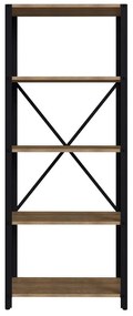 Conjunto Sala De Estar Rack E Estante Steel Light Industrial - Vermont