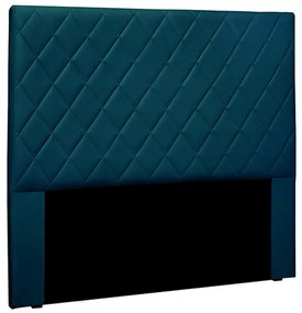 Cabeceira Decorativa Queen Size 1,60M Baelon Veludo Azul Marinho G63 - Gran Belo