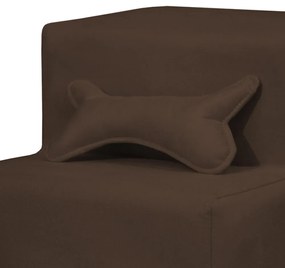 Escada Pet 3 Degraus Almofadada Suede Várias Cores - Marrom
