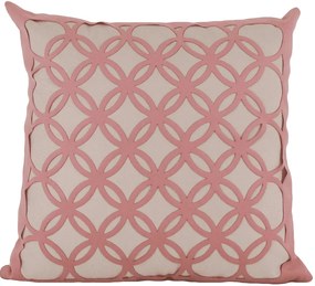 Capa Almofada Provence Tela Rosa 50x50cm