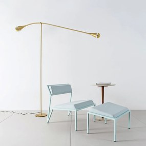 Luminária De Chão Jazz Articulável Base Piso 34X178X150Cm 2Xe27 - Usin... (PT - Preto Texturizado)